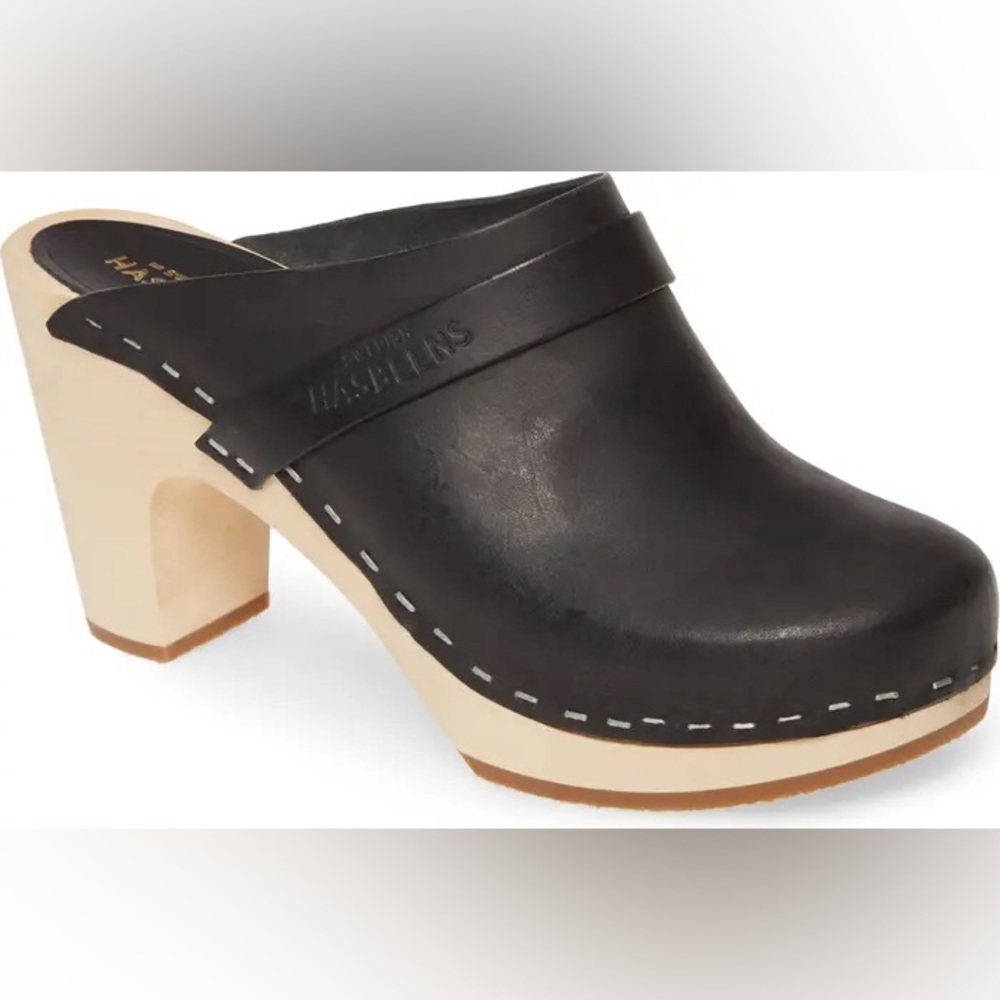 Swedish Hasbeens classic clog